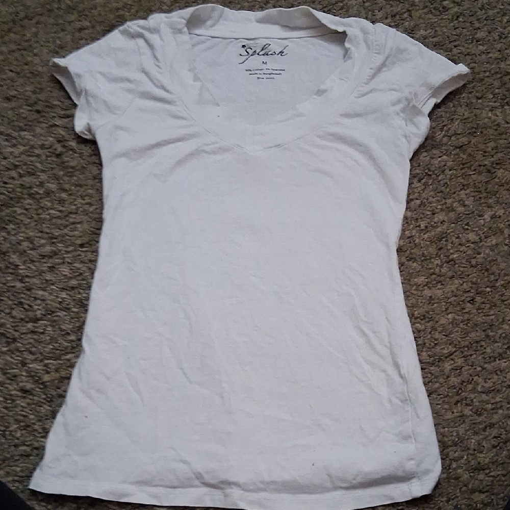 Splash White T Shirt